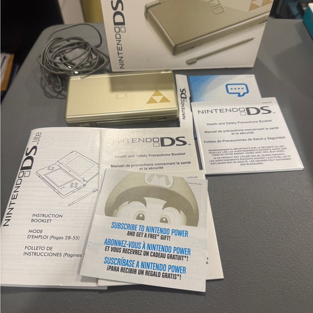 Nintendo DS Lite Gold Handheld Console